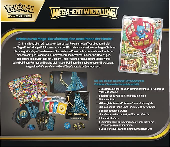 Top-Trainer-Box Mega-Entwicklung: Lucario